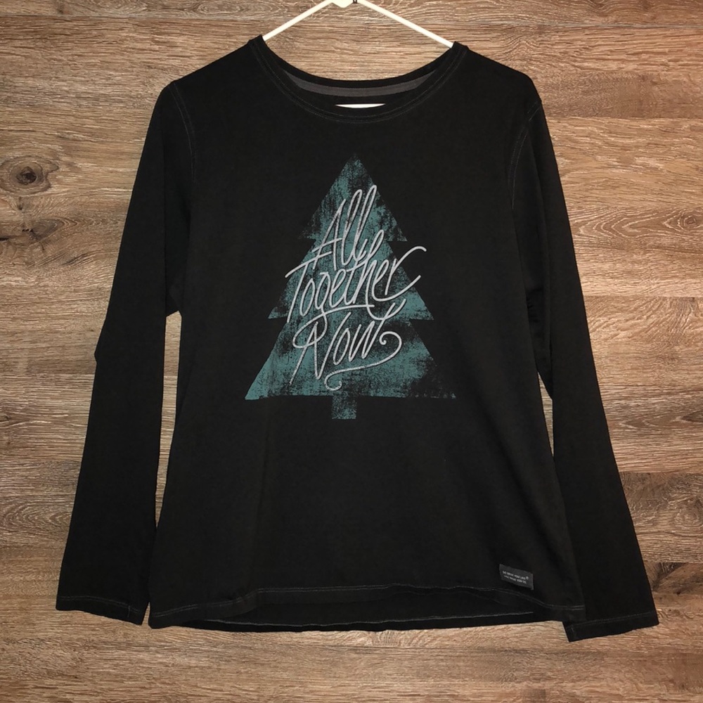 Life is Good graphic long sleeve tee